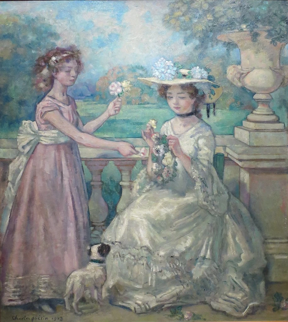 Charles Guérin - Due ragazze su una terrazza, Museo Pushkin
